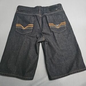 Vintage Ecko Unltd Shorts 36 Denim Jorts Baggy Y2K Skate Hip Hop Jean Wide Leg